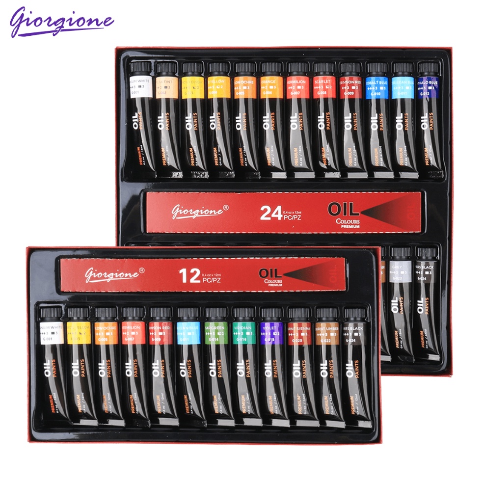 

KODE W4N Giorgione Cat Minyak Set Lukisan Oil Paint 12ml OL