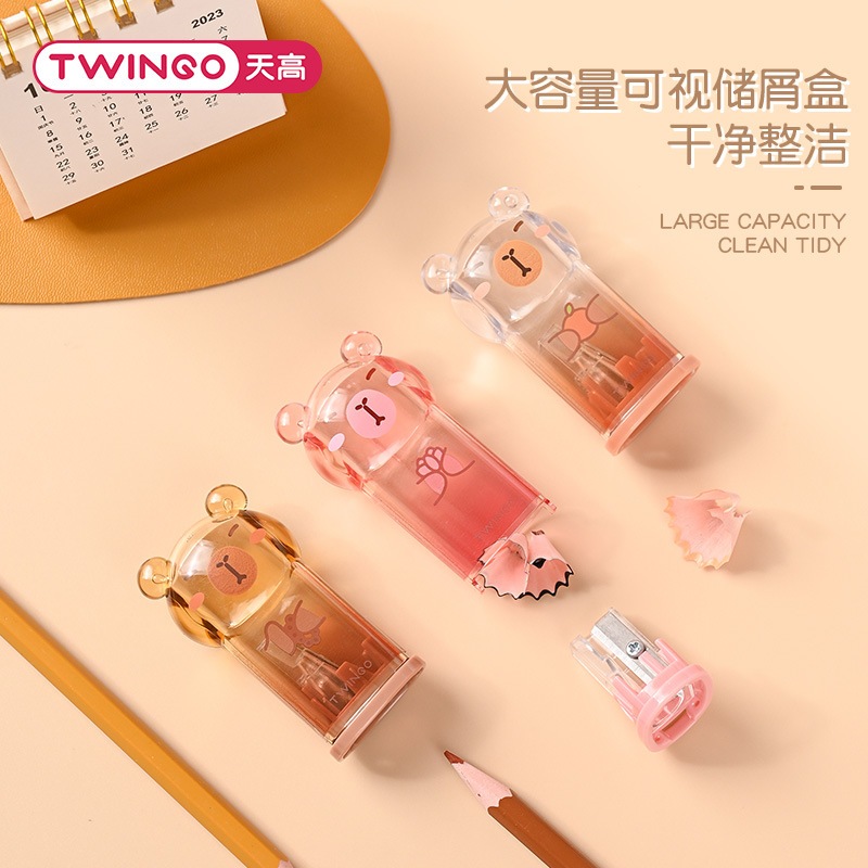 

Rautan Pensil Capybara Twingo Peraut Capybara Pencil Sharpener Capybara