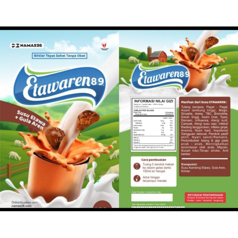 

susu etawaren89 herbal gula aren cocok untuk semua usia