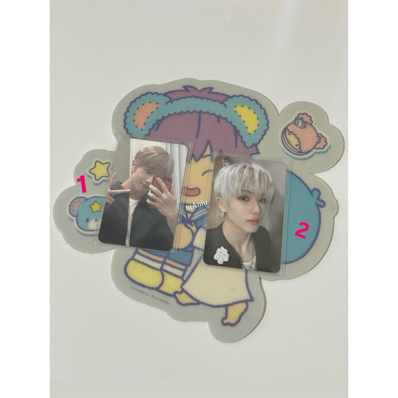 photocard jisung sanrio pajamas pc jisung sanrio glass cup pc jisung sanrio pajamas