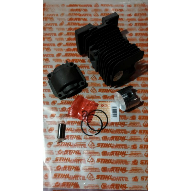 cylinder blok chainsaw stihl ms180/poring set senso stihl ms180