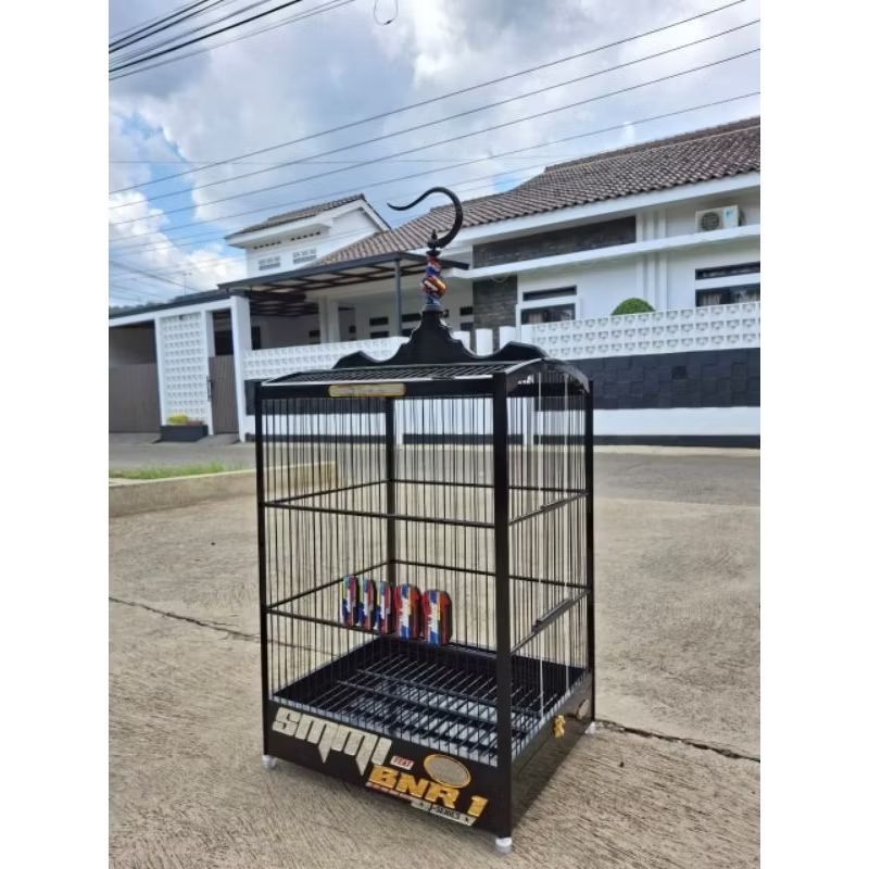 SANGKAR KOTAK BNR FEAT SMMI FULL AKRILIK NOMOR 1&2 RUJI FIBER