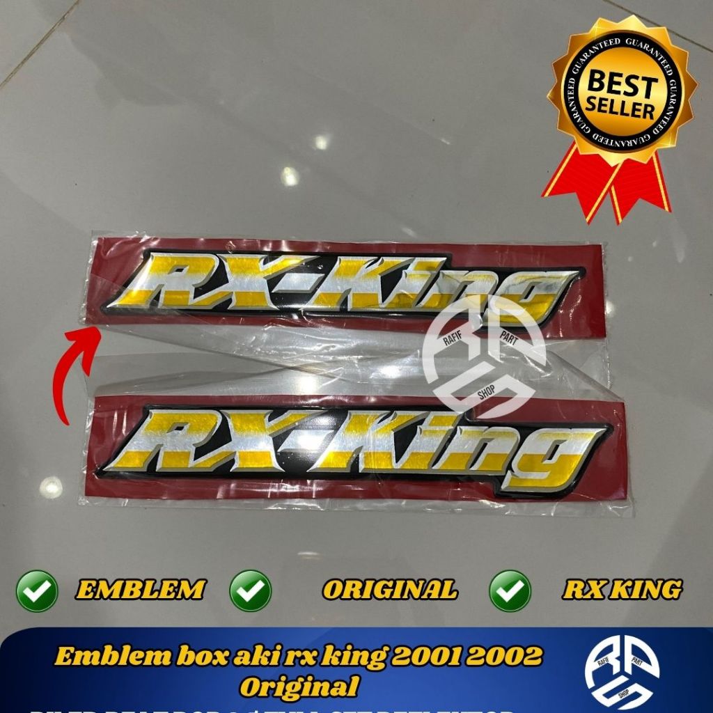 Emblem box aki rx king 2001 2002 Original