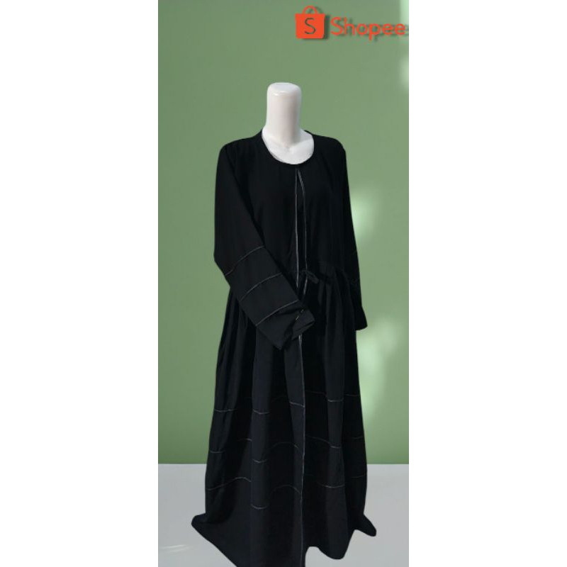 abaya gamis hitam abaya hitam dewasa abaya hitam turki abaya hitam mewah elegan