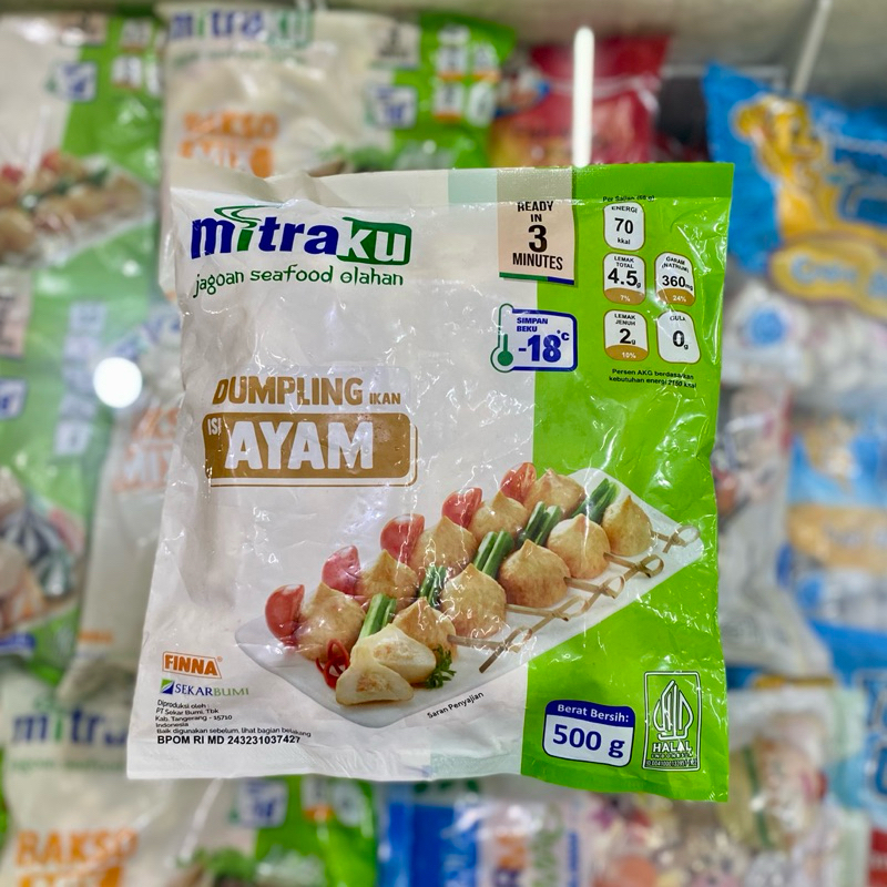 

Mitraku Dumpling Ikan Isi Ayam 500gr