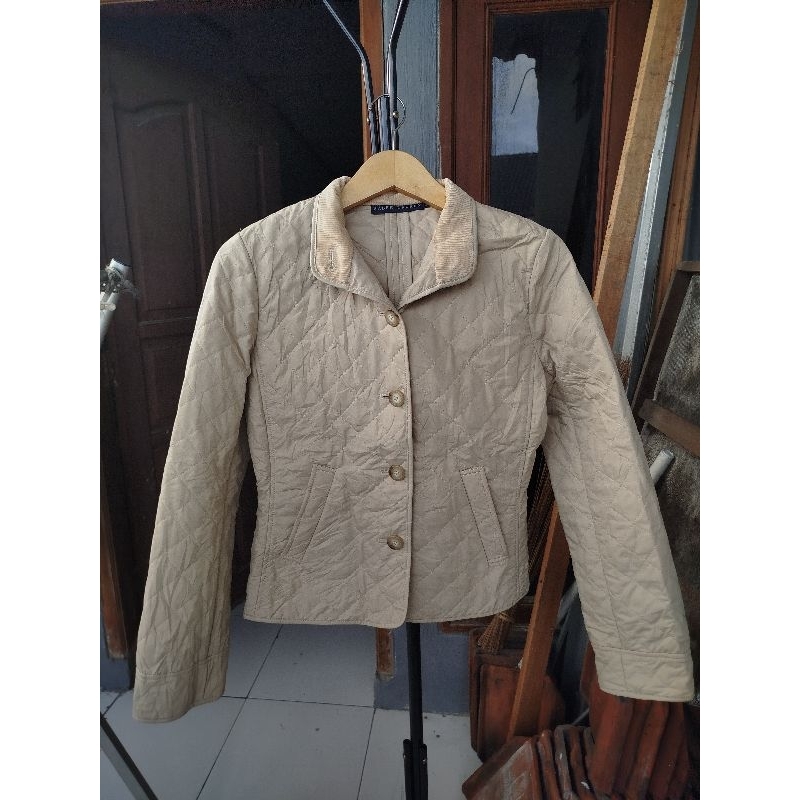 Ralph Lauren Quilted Corduroy Collar Jacket