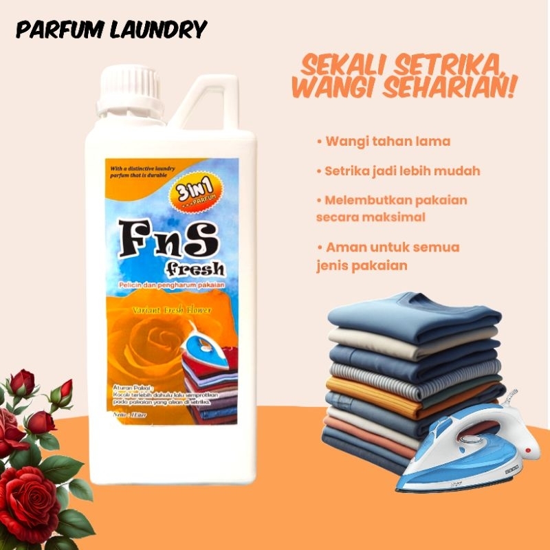 Parfum Strika Laundry Mawar | Pewangi Pakaian Laundry Harum Mewah Tahan Lama
