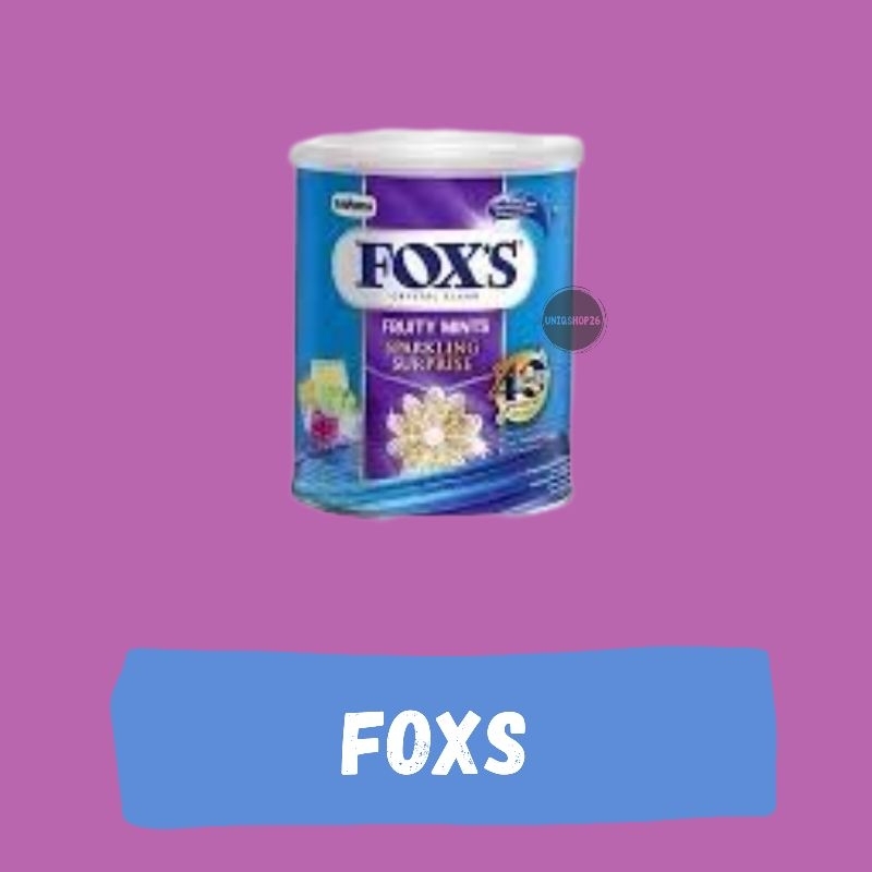

[GROSIR] Permen Foxs Fruity Crystal Clear Sparkling Mint 170 gr