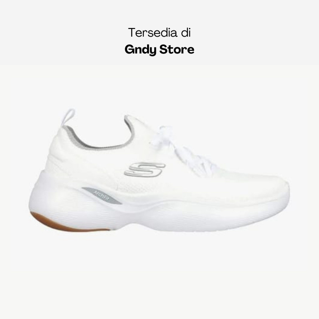 Sepatu Sneakers Pria Skechers Arch Fit Infinity Stormlight 232607/WGY White