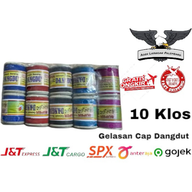 1 PACK GELASAN PRIMA / KATUN CAP DANGDUT ISI 10 KLOS ±700 YARD