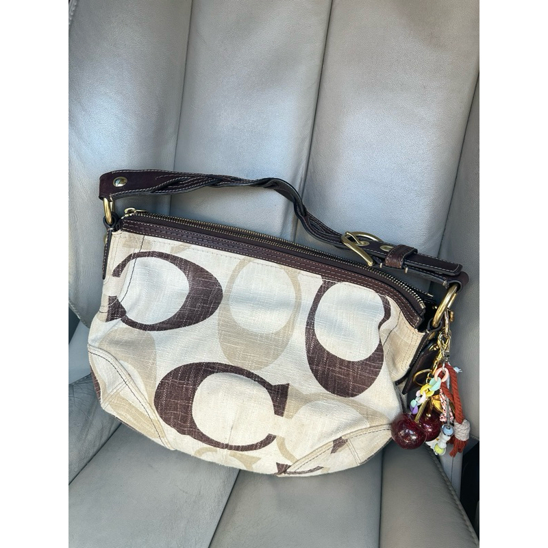 preloved coach kanvas hobo
