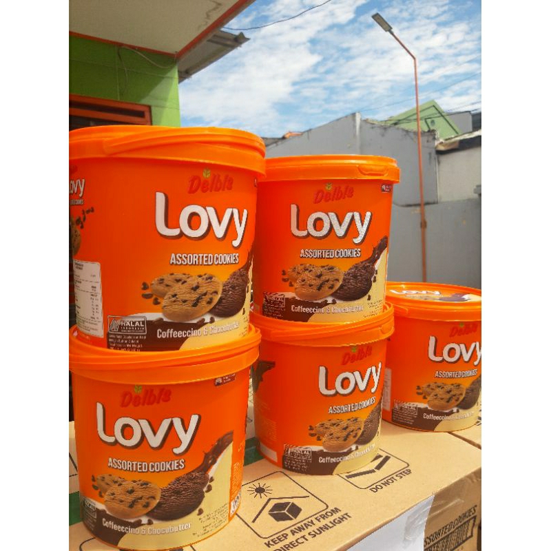 lovy cookies assorted coklat