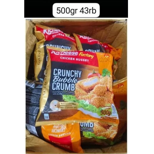 

Recheese naget crunchy bubble crumb 500gr