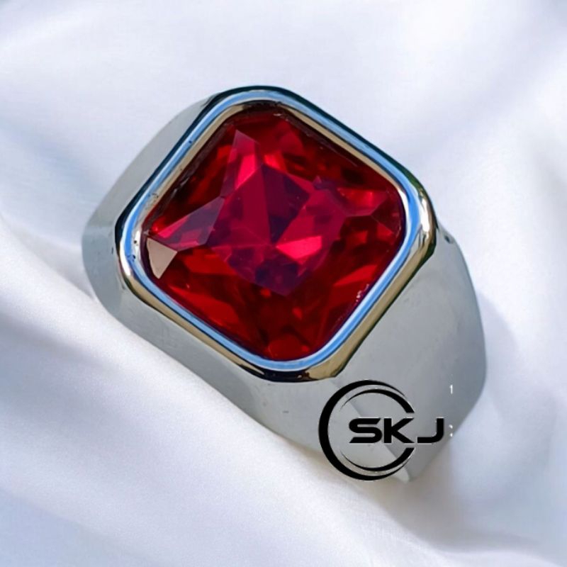 CINCIN BATU MERAH SIAM ASLI BANGKOK KOTAK