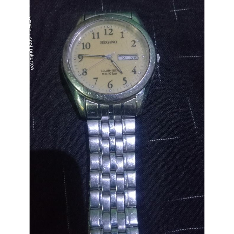 jam tangan bekas CITIZEN REGUNO SOLAR TECH