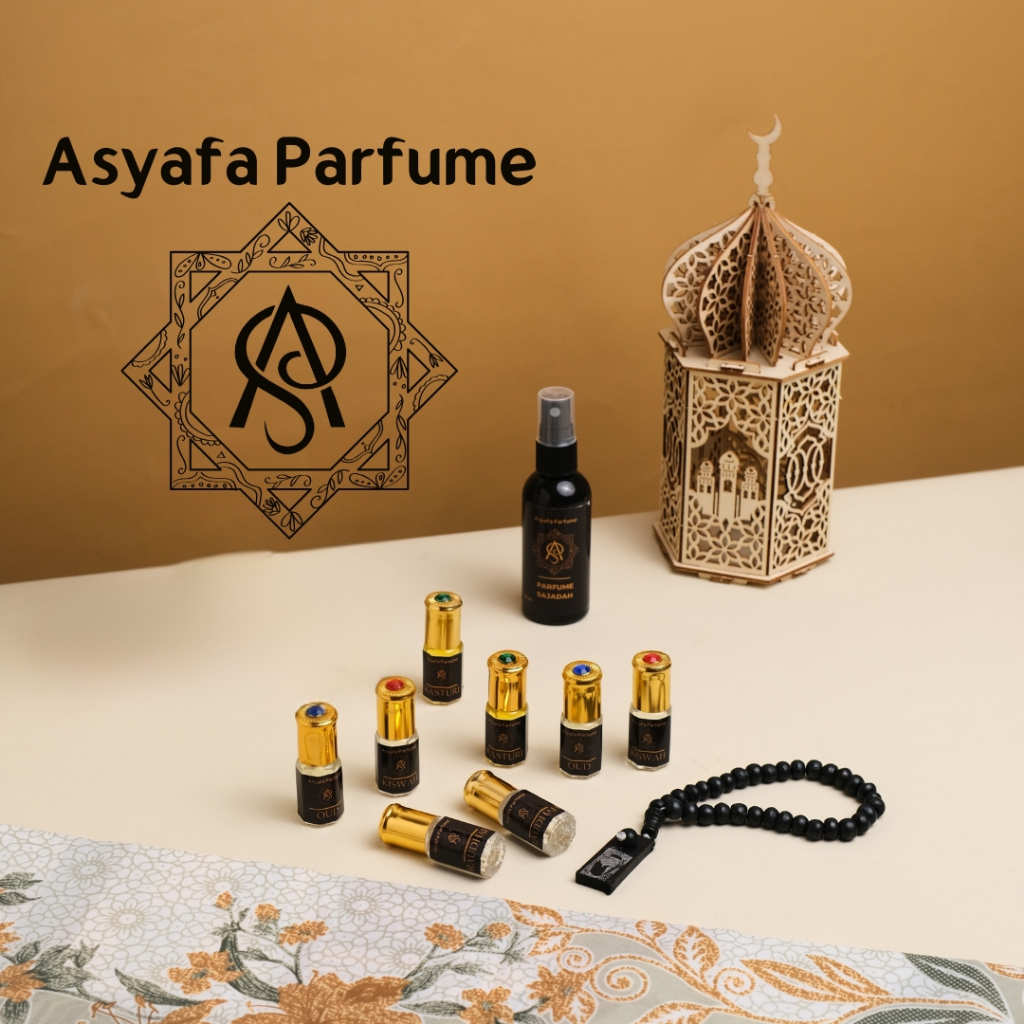 Paket Termurah Beli 1 Dapat 8 Botol Paket Parfum Sholat Timur Tengah Non Alkohol (Kasturi, Kiswah, R
