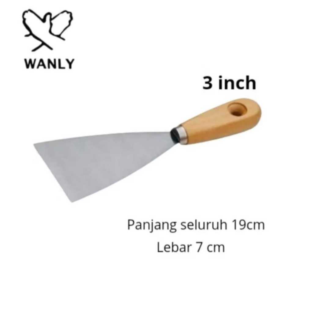 Kapi Cat gagang kayu 3 inch/Kape gagang kayu 3"/Skrap gagang kayu 3" WANLY