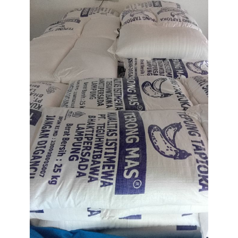 

Tepung Tapioka Cap Terong Mas 25kg