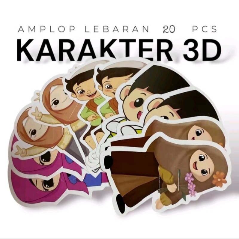 

AMPLOP LEBARAN KARAKTER (ISI 20) / AMPLOP LEBARAN 3D AMPLOP LEBARAN PELUK 2024 AMPLOP LEBARAN LUCU KEREN LUCU.