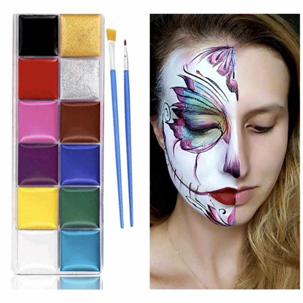 

Face Body Painting 12 Warna 2 Kuas KODE T3I7