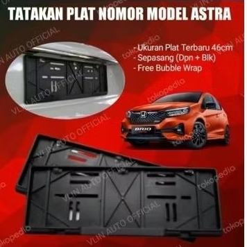 Tatakan / Dudukan Plat Nomor Mobil Honda All New Brio RS 2023-on
