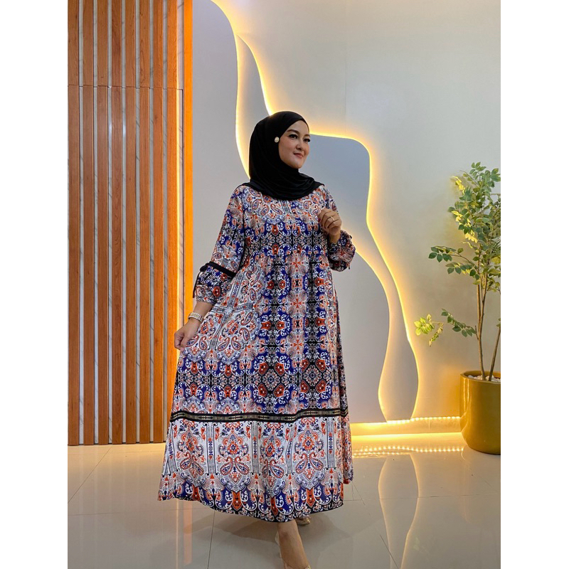 NABILA MIDI DRESS RAJUT KNIT IMPORT