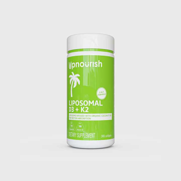 Upnourish Liposomal D3 K2 D 3 K 2 365 Softgels Softgel