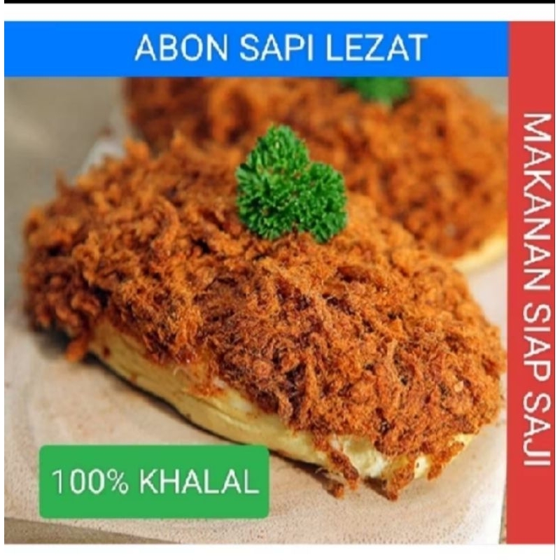 

REAL DAGING SAPI D BUWAT ABON TRASA LEZAT KEMASAN 1000GRAM SIAP SAJI