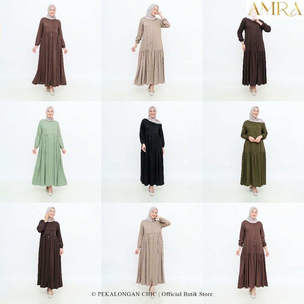 [BISA COD] GAMIS RAYON TWILL POLOS BAHAN RAYON TWILL ORI PREMIUM / GAMIS BUSUI PREMIUM / DRESS POLOS