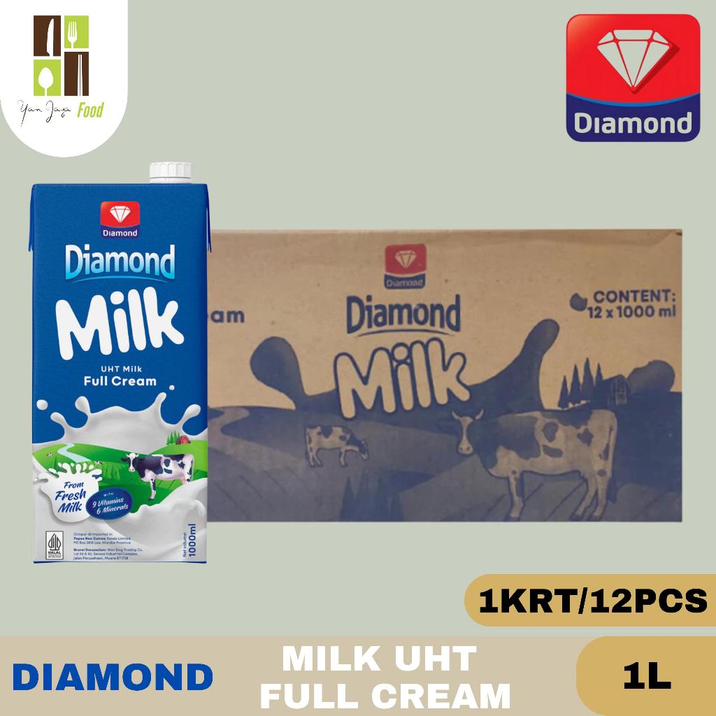 

Diamond Susu UHT Full Cream 1000ml -1KRT/12PCS Susu Full Cream