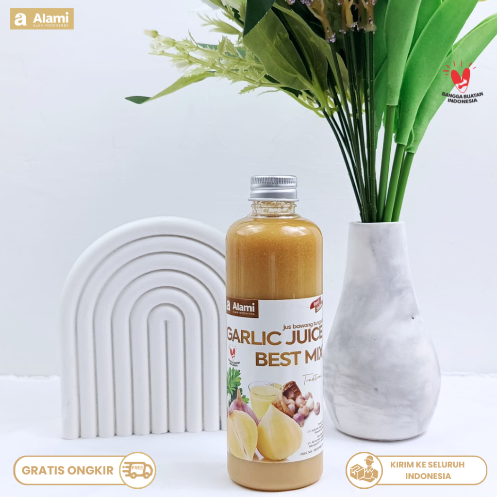 

ALAMI JUS BAWANG PUTIH TUNGGAL 250 ML GARLIC JUICE MINUMAN HERBAL ALAMI 100% ORIGINAL