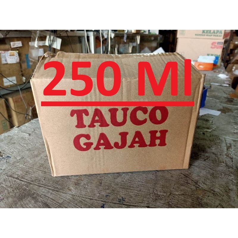 

Tauco cap gajah dua 250 gr per dus ( 12 Botol )