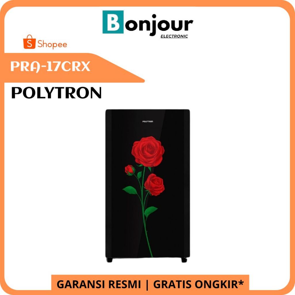 Kulkas 1 Pintu Belleza Varia Polytron 170 Liter Kulkas Polytron PRA-17CRX
