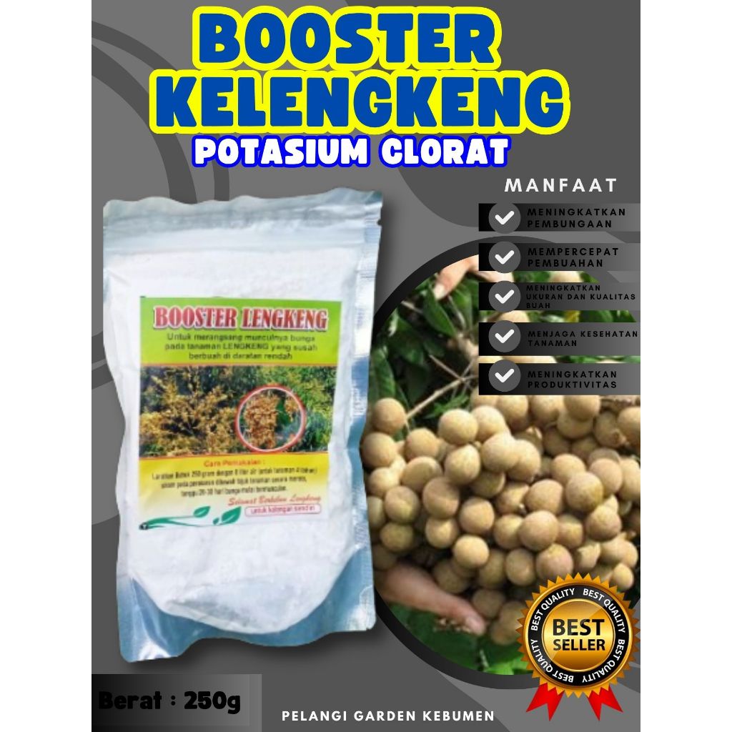 UNGGULAN  Booster Kelengkeng Organic, Booster Kelengkeng Okulasi, Booster Kelengkeng Potasium250 gra