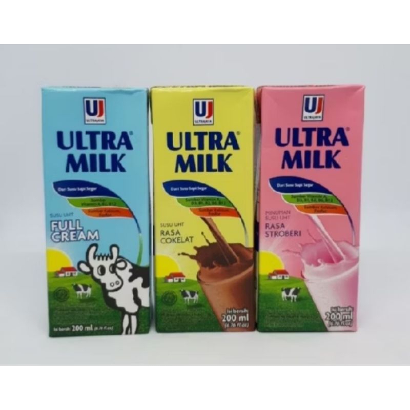 

Susu Ultra Milk UHT 200ml