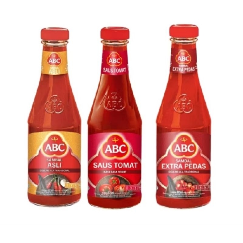 

SAUS BOTOL 335ML DAN 340ML ALL VARIAN BRAND (ABC,BELIBIS,SASA,DELMONTE,INDOFOOD)