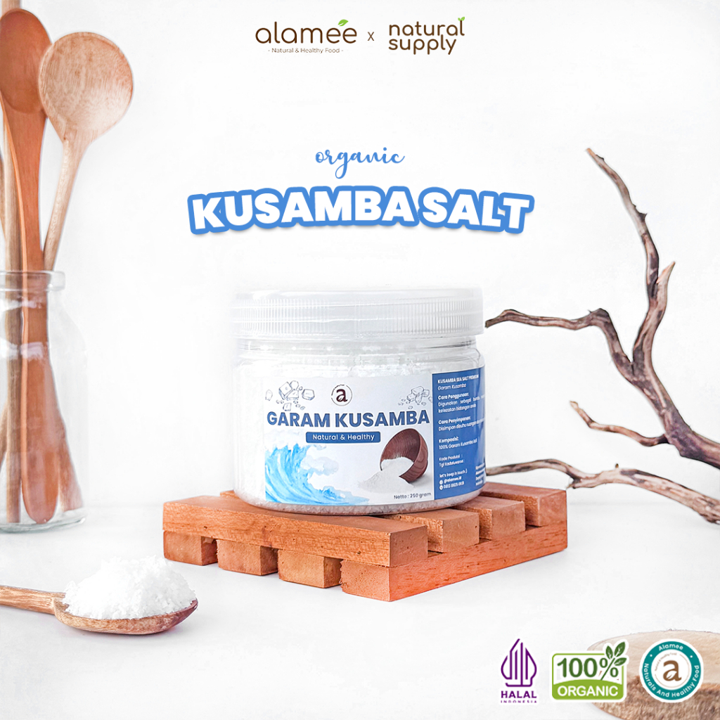 

ALAMEE Garam Laut Kusamba Sea Salt Bali 250gr Natural Organic Seasalt