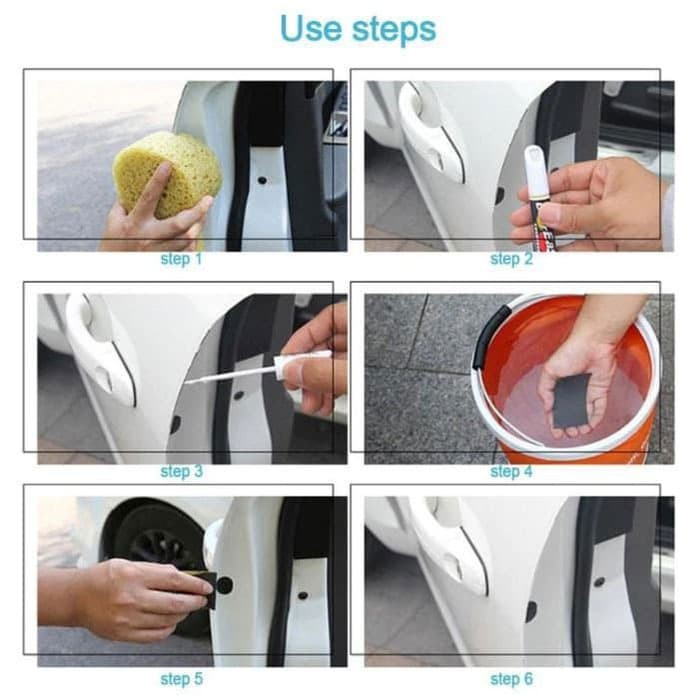 Color Easy Touch up Paint Pen Cat Spidol Penghilang Penutup Baret Lecet Tergores Mobil Motor Car Paint Pen diy Car Paint damage Scratch Repair Pulpen Dan Kuas 12ml Hitam Putih Silver Biru Merah Cat Oles Body Motor Mobil Permanen Coloreasy TouchUpPen