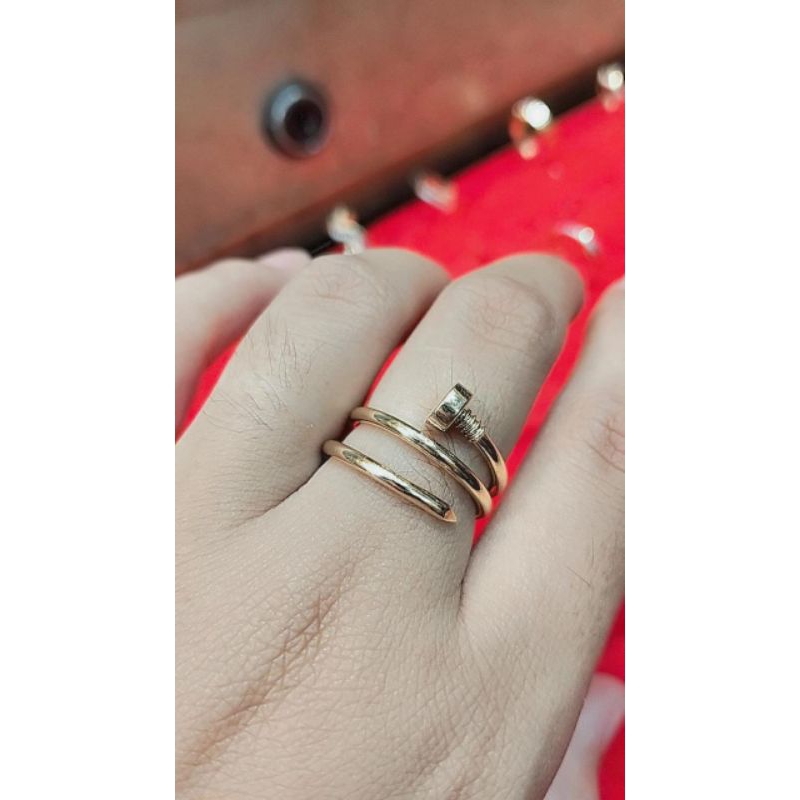 CINCIN EMAS MODEL PAKU LILIT