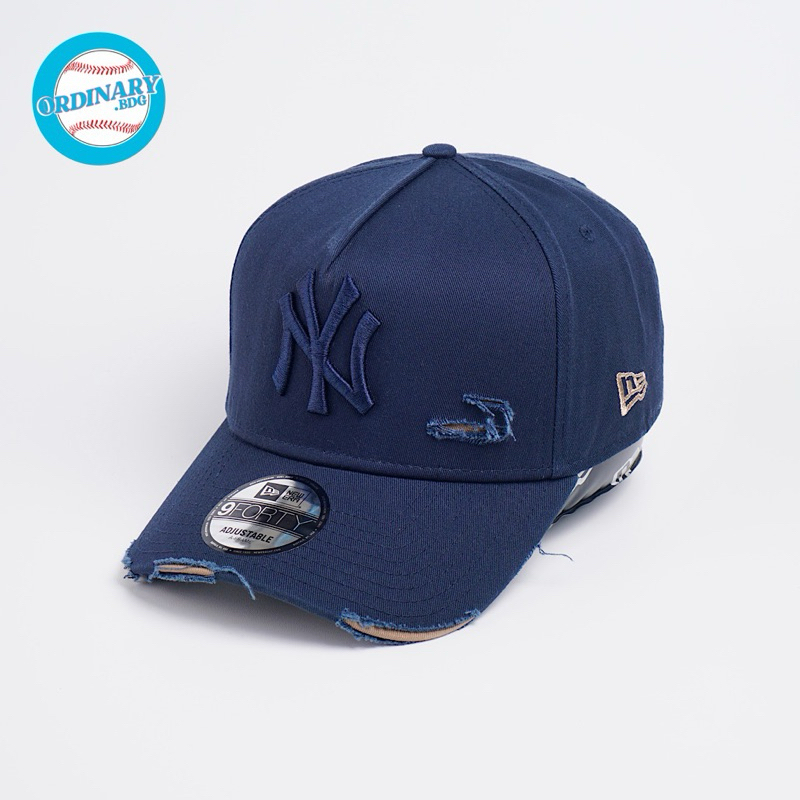 Topi New Era Original Yankees Cotton Damage Navy