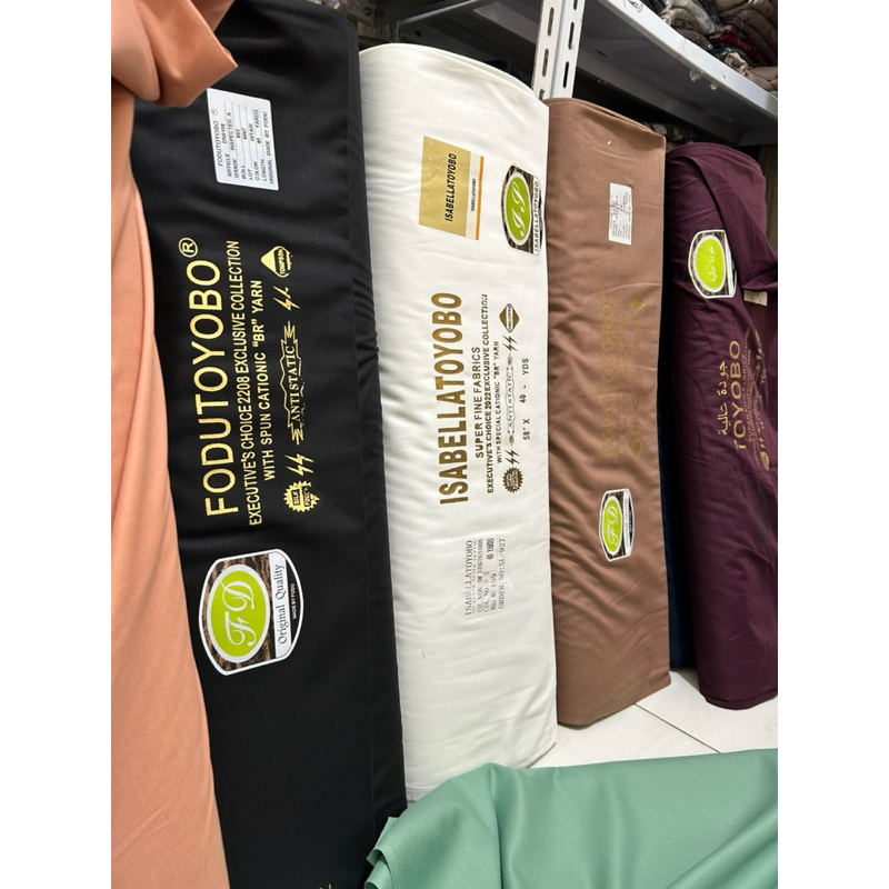 Polosan bahan toyobo fodu dan armanyy silk polosan untuk gamis