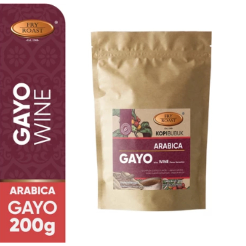 

Minuman Kopi Bubuk Biji Kopi Coffee Isi 1 Pcs Kopi Arabica Gayo Wine Process 200 Gram Biji/Bubuk