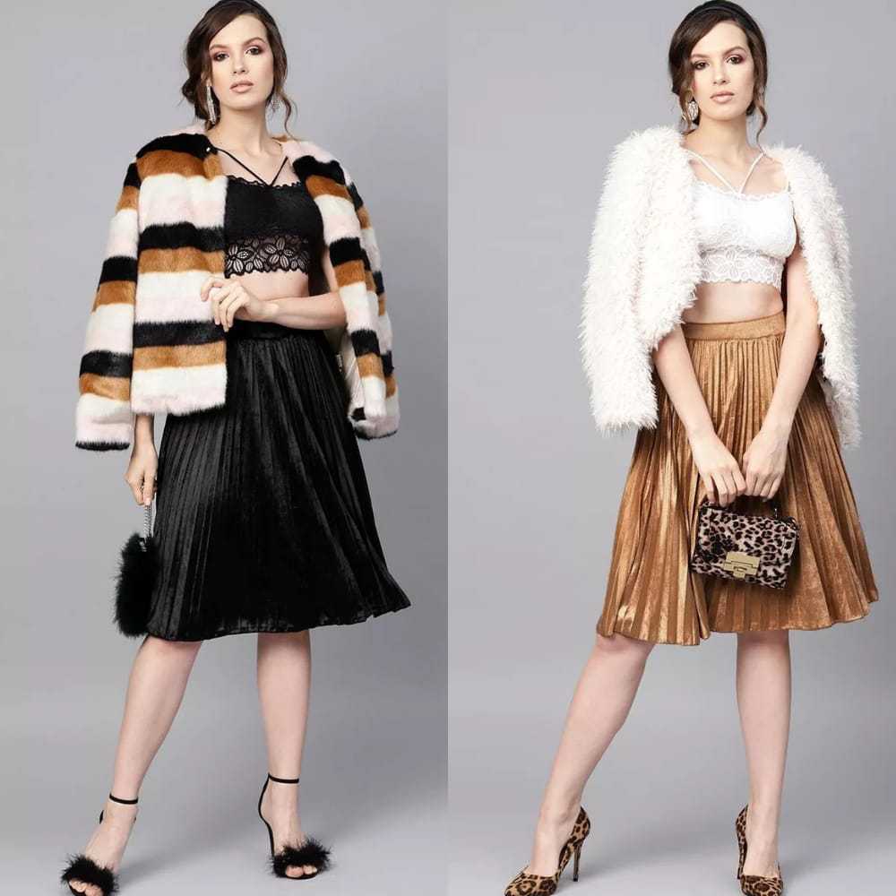 ROK PLISKET BLUDRU  65 CM // ROK PLISKET BLUDRU MINI SKIRT