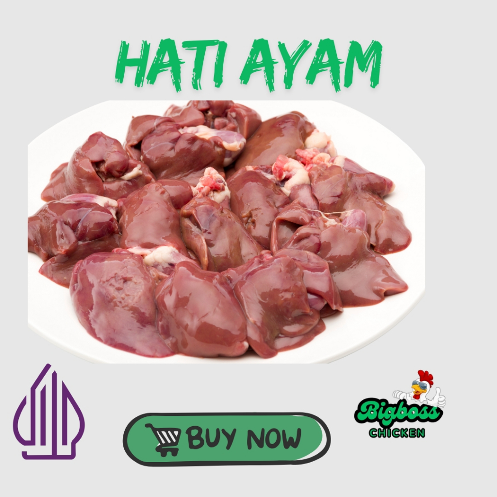 

Hati ayam bersih ukuran 1 kg