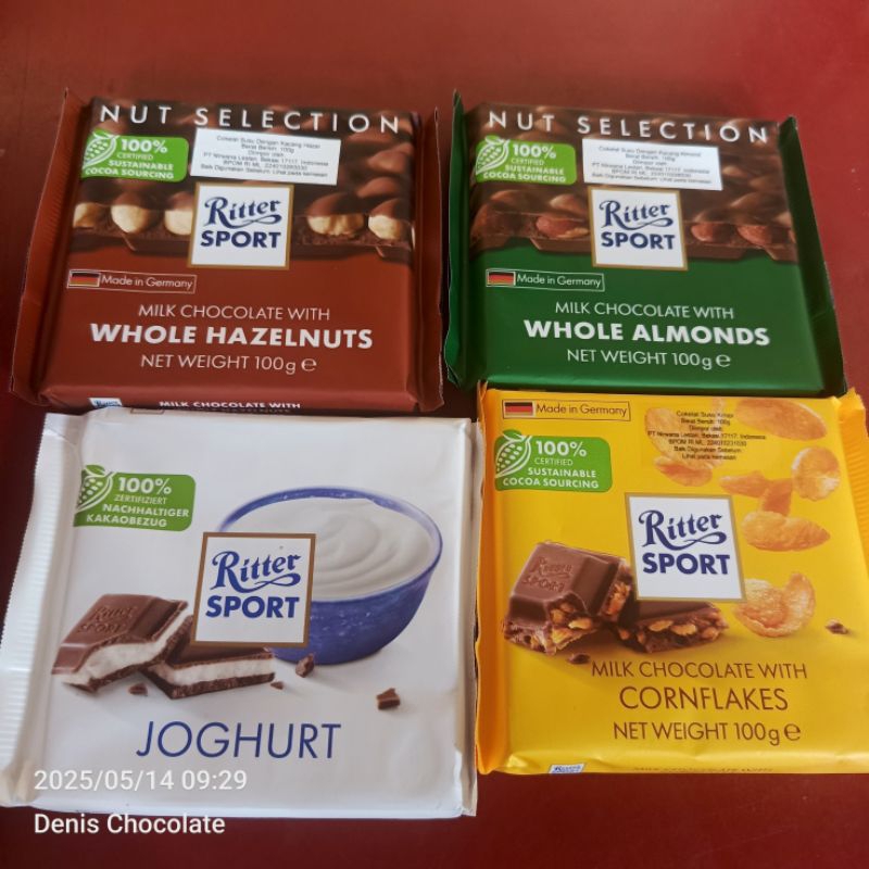 

Coklat Ritter Sport 100gr
