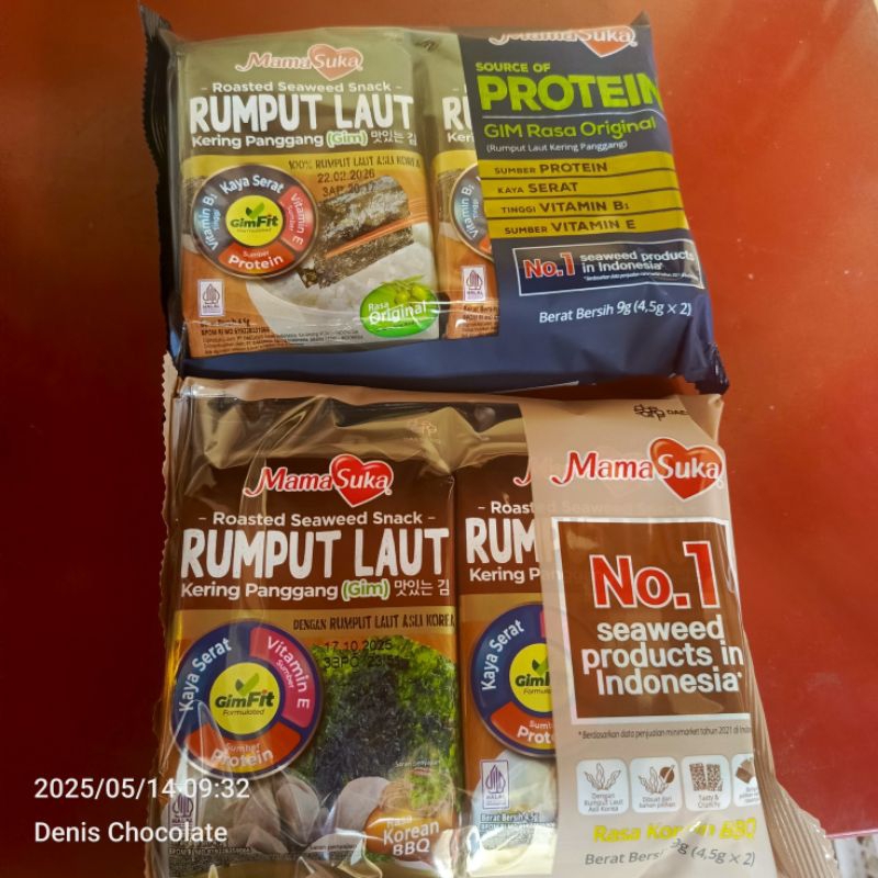 

Rumput Laut Mama Suka / Nori isi 2bungkus