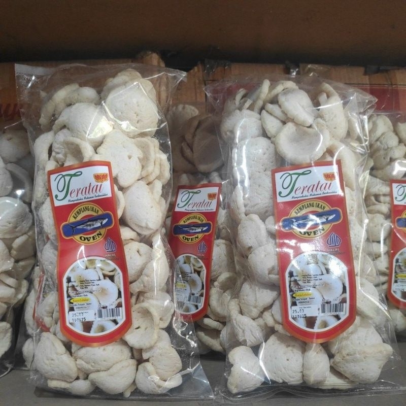 

kerupuk kemplang oven teratai ikan tenggiri