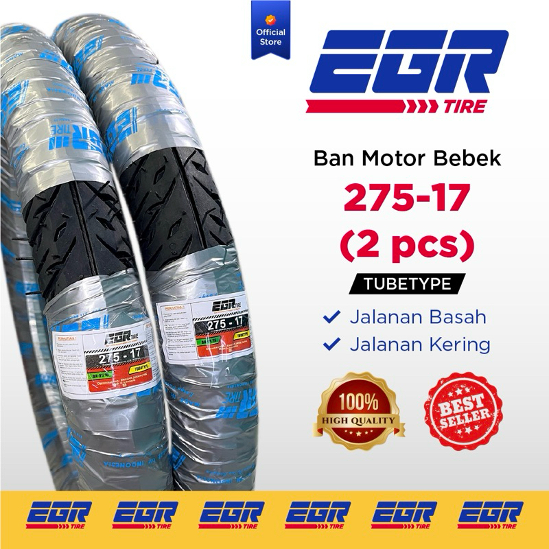 EGR TIRE ban luar motor Vario Supra Vega Revo Jupiter velg 17 ukuran 275-17