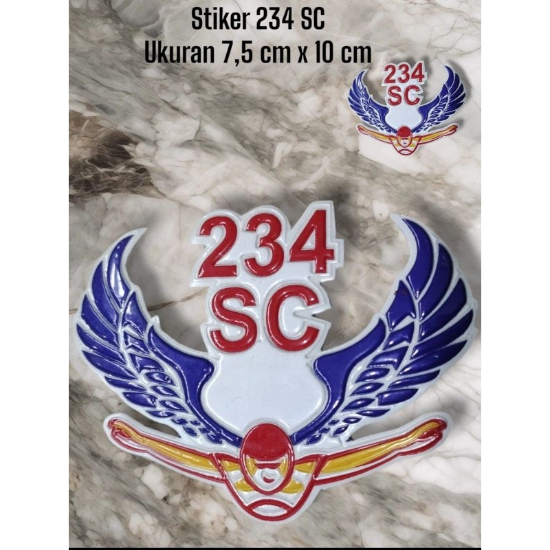 

stiker 234 sc / stiker 234 sc embos timbul