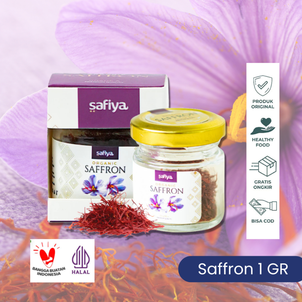 

Saffron Safiya Original Super Negin 1 Gram | Bunga Saffron Grade A Premium
